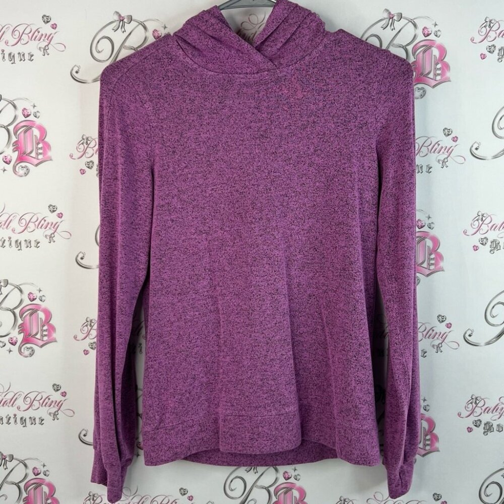 Diadora hoodie sweater heathered black Purple Sweater long sleeve comfy